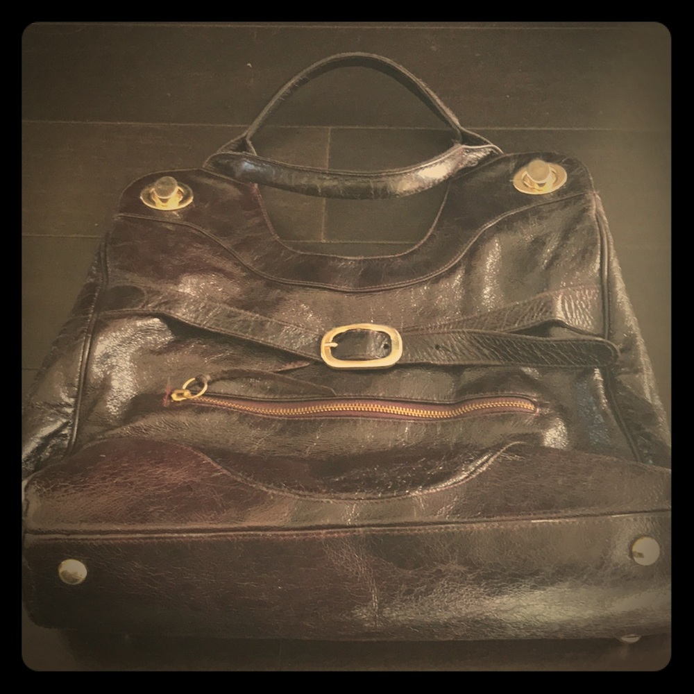 Foley and Corinna patent jet set tote